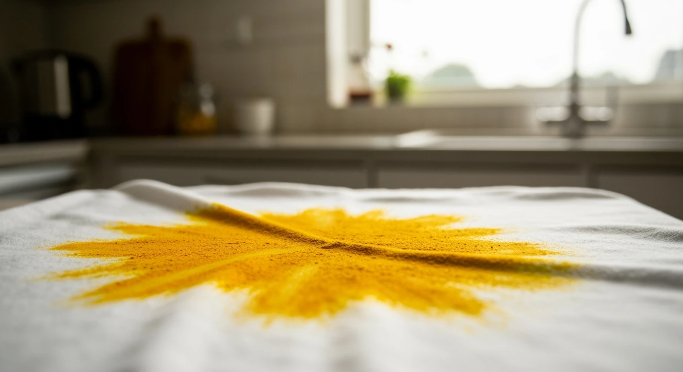 Domowe receptury: jak skutecznie usunąć plamy z kurkumy?